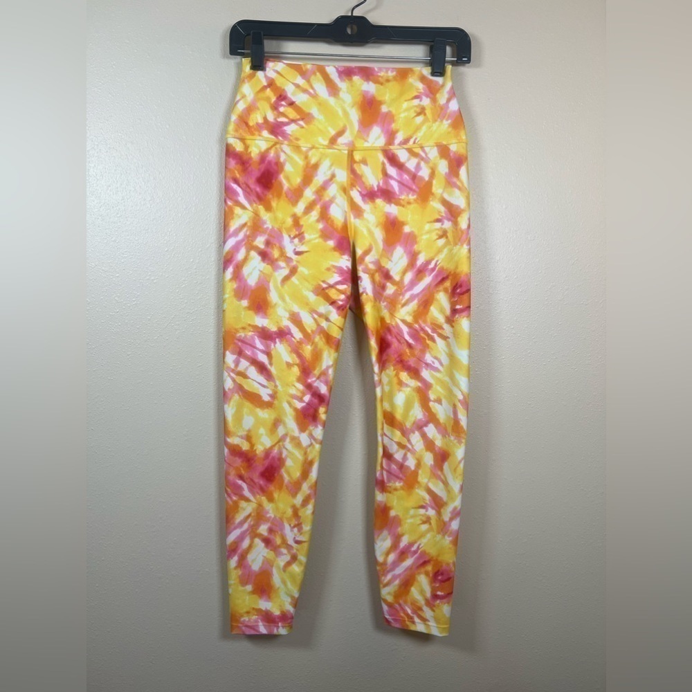 Carbon38 Tie-Dye Sports High Rise Leggings Size Medium